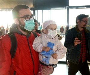 02.04.2019., Zagreb - Mila Roncevic u pratnji roditelja Sanje i Marina Roncevica odlazi iz Medjunarodne Zracne luke dr. Franjo Tudjman u SAD gdje ce ju u Philadelphiji docekati medicinski tim bolnice Children's Hospital of Philadelphia. Photo: Marko Prpic/PIXSELL