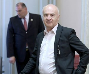 02.05.2019., Zagreb - Sabor je 12. sjednicu nastavio raspravom o izmjeni i dopuni Zakona o trzistu elektricne energije. Predrag Fred Matic.
Photo: Patrik Macek/PIXSELL