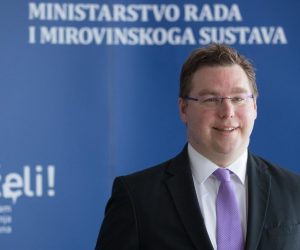 02.05.2019., Zagreb - Ministarstvo rada. Ministar rada i mirovinskog sustava Marko Pavic odrzao je konferenciju za medije o mirovinama i mjerama zaposljavanja. Photo: Davor Puklavec/PIXSELL