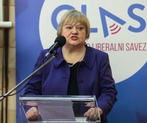 Zagreb: Izborna konvencija Građansko-liberalnog saveza 03.02.2019., Hotel International, Zagreb - Izborna konvencija Gradjansko-liberalnog saveza i predstavljanje kandidata GLAS-a na zajednickoj listi Amsterdamske koalicije za izbore za Europski parlament. Anka Mrak Taritas. 
Photo: Robert Anic/PIXSELL