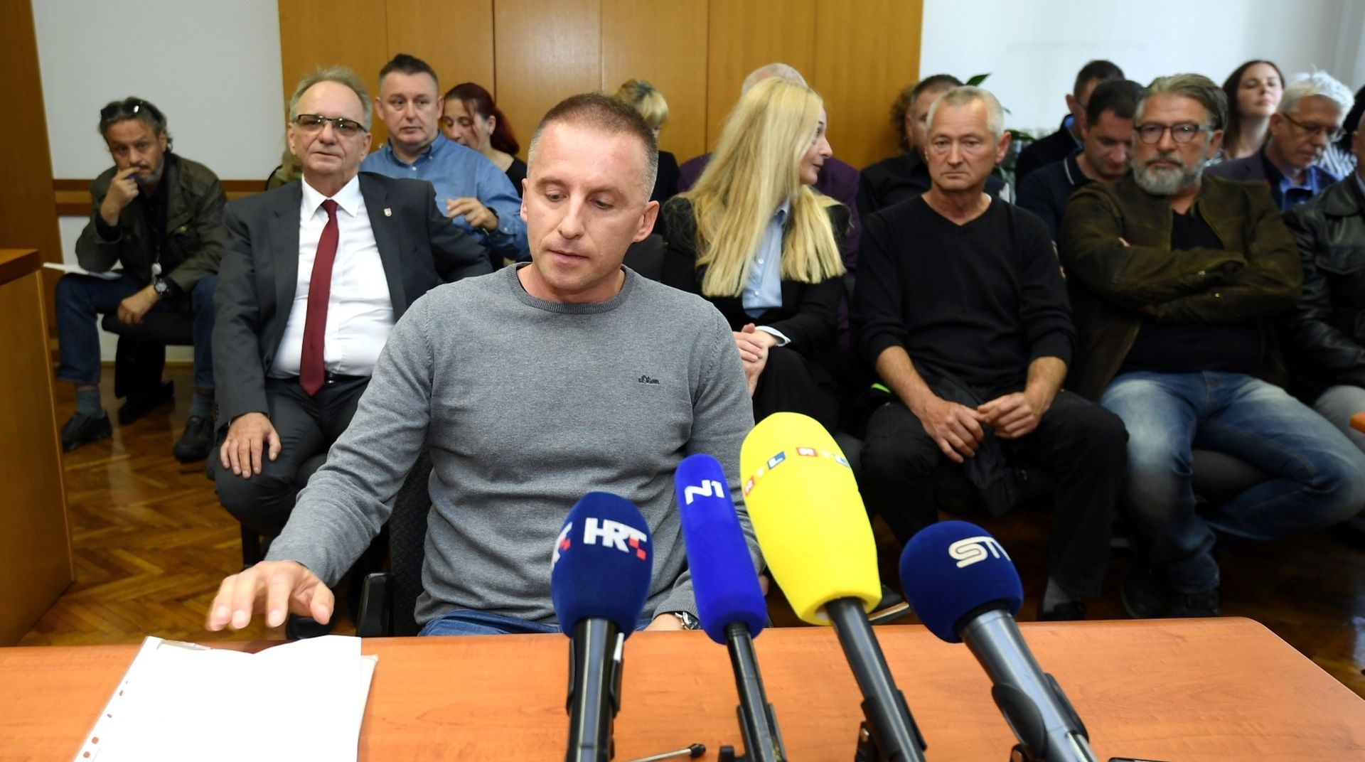 03.06.2019., Zagreb - Na Zupanijskom sudu nastavak sudjenja Branimiru Glavasu, svjedocio je Krunoslav Fehir. 

Photo: Marko Lukunic/PIXSELL