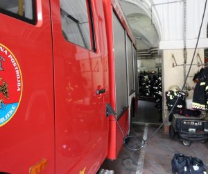 04.05.2018., Rijeka - Obiljezavanje Dana vatrogasaca i njihova zastitnika sv. Florijana u Javnoj vatrogasnoj postrojbi Grada Rijeke. 
Photo: Goran Kovacic/PIXSELL