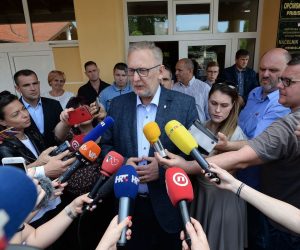 04.06.2019., Pribislavec- Ministar unutarnjih poslova Davor Bozinovic na radnom sastanku u Pribislavcu.
Photo: Vjeran Zganec Rogulja/PIXSELL