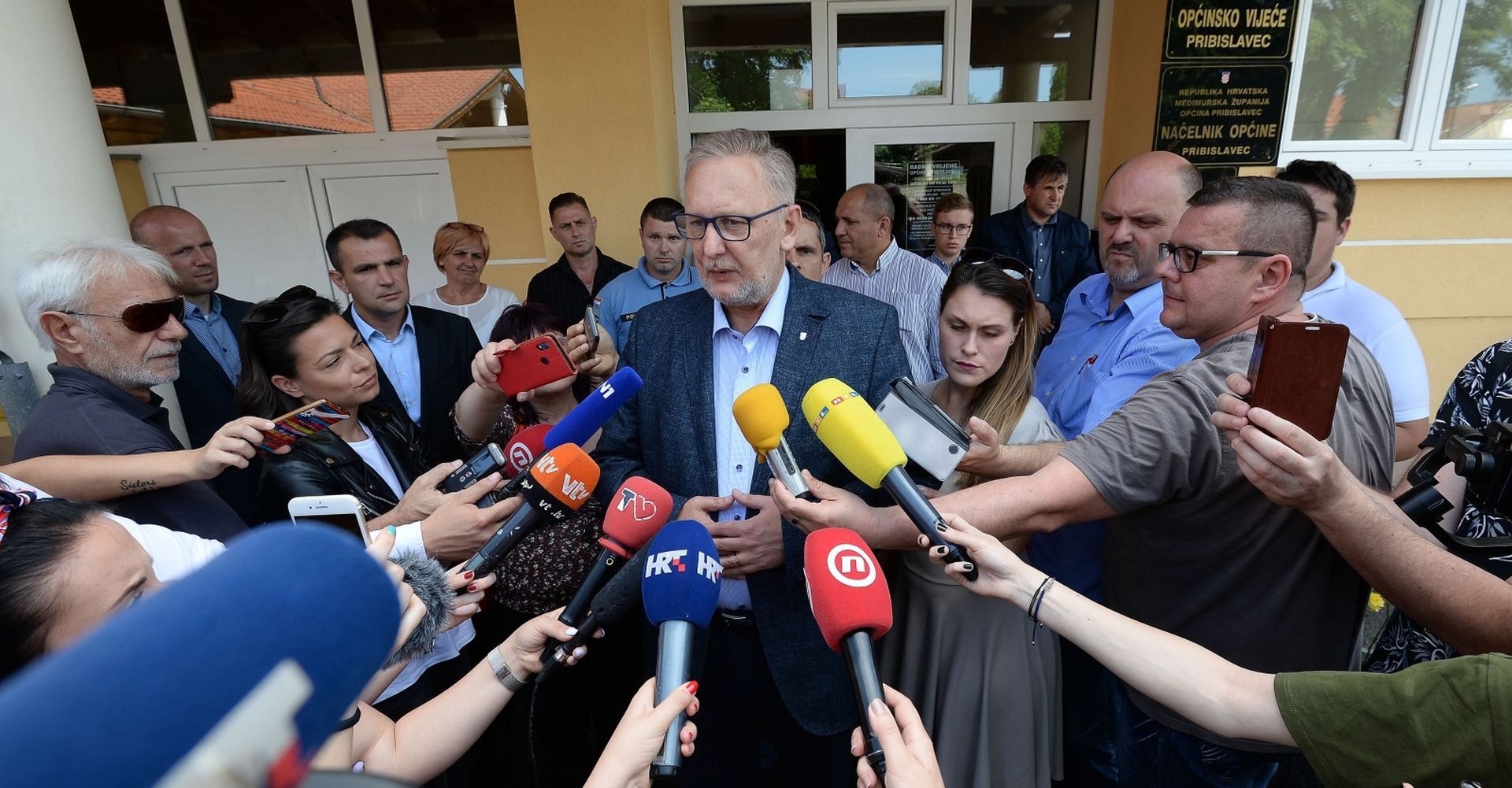 04.06.2019., Pribislavec- Ministar unutarnjih poslova Davor Bozinovic na radnom sastanku u Pribislavcu.
Photo: Vjeran Zganec Rogulja/PIXSELL