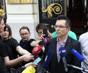 05.06.2019., Zagreb - Zastupnik Branimir Bunjac odrzao je danas konferenciju za medije na kojoj je govorio o stanju i dogadjanjima u Zivom zidu.
Photo: Patrik Macek/PIXSELL
