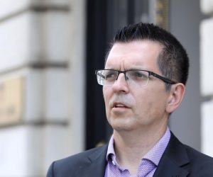 05.06.2019., Zagreb - Zastupnik Branimir Bunjac odrzao je danas konferenciju za medije na kojoj je govorio o stanju i dogadjanjima u Zivom zidu.
Photo: Patrik Macek/PIXSELL