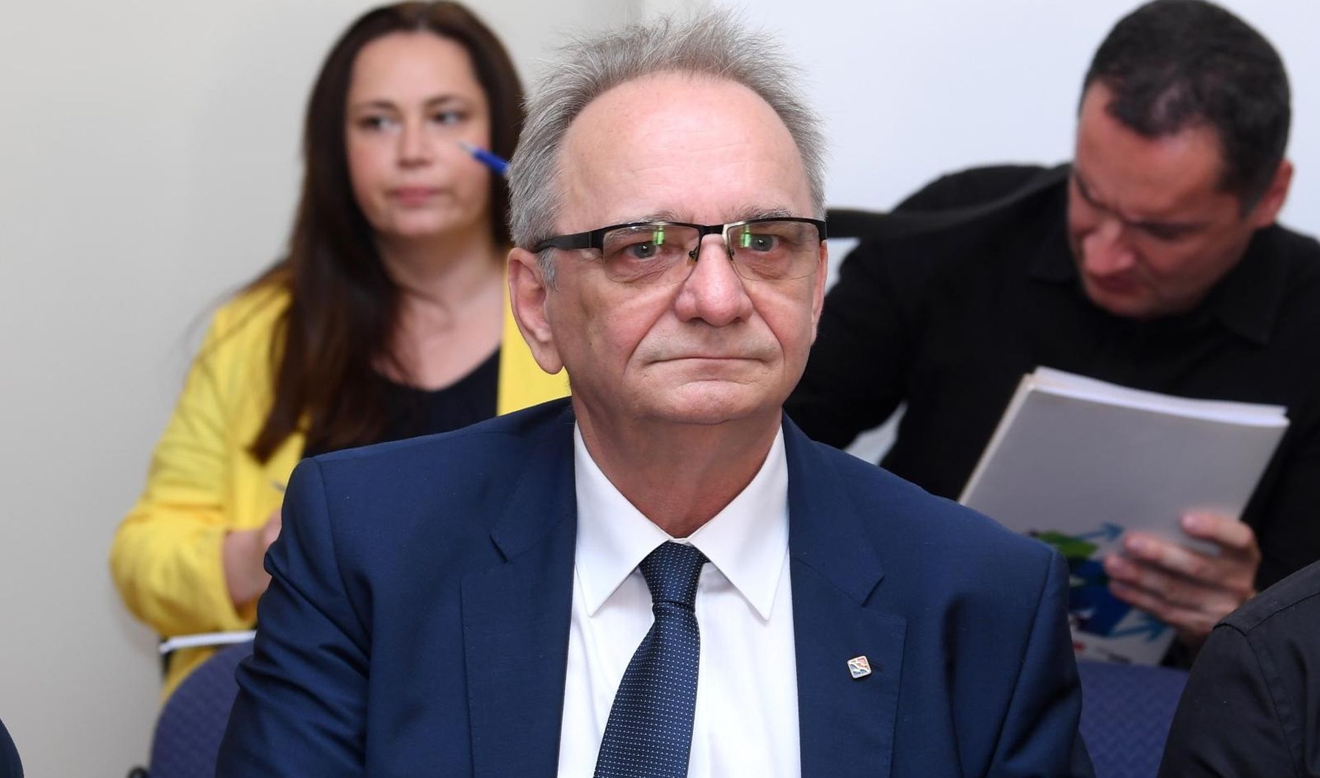 06.06.2019., Zagreb - Na Zupanijskom sudu nastavljeno sudjenje Branimiru Glavasu. Svjedoci Ivan Grujic i Zvonko Pejic. 
Photo: Marko Lukunic/PIXSELL