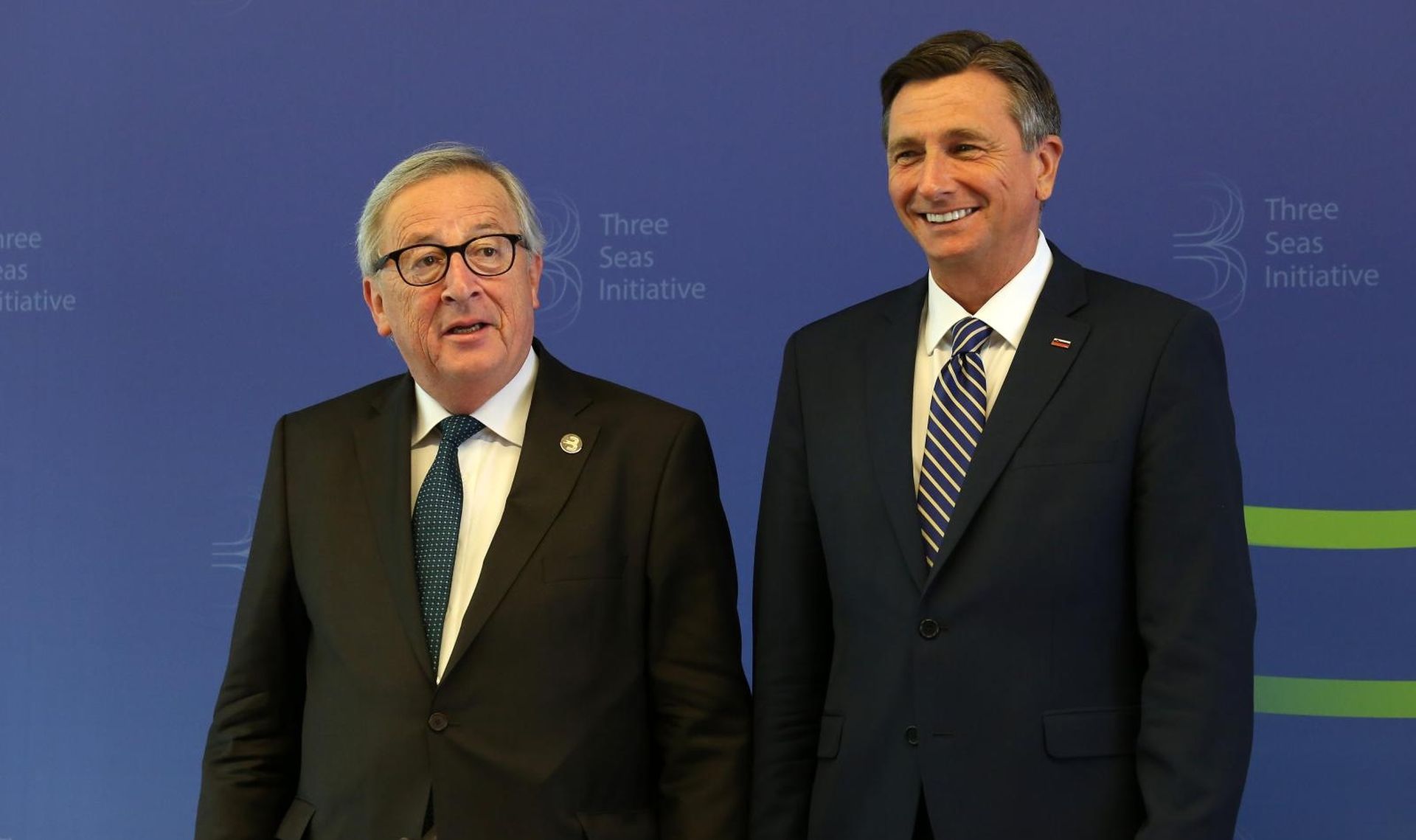 06.06.2019., Brdo kod Kranja, Slovenija - Drugi dan dvodnevnog summita inicijative Triju mora.Borut Pahor i Jean Claude Juncker.Photo: Marko Prpic/PIXSELL