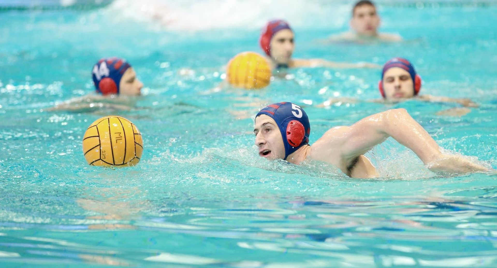 08.05.2019., Zagreb - Prva utakmica finala prvenstva Hrvatske u vaterpolu HAVK Mladost - VK Jug. Maro Jokovic 
Photo: Sanjin Strukic/PIXSELL