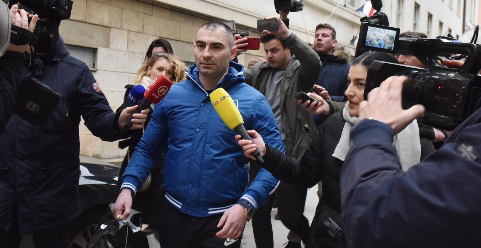 Zadar:  Darko Kovačević Daruvarac pušten iz zadarskog pritvora 10.02.2019., Zadar - Darko Kovacevic Daruvarac pusten iz zadarskog pritvora.
Photo: Hrvoje Jelavic/PIXSELL