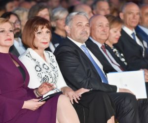 10.06.2019., Zagreb - U Hotelu Westin Hrvatska udruga poslodavaca odrzala je svoj tradicionalni godisnji skup Dan poduzetnika. Kolinda Grabar Kitarovic, Gordana Deranja, Davor Majetic
Photo: Davorin Visnjic/PIXSELL