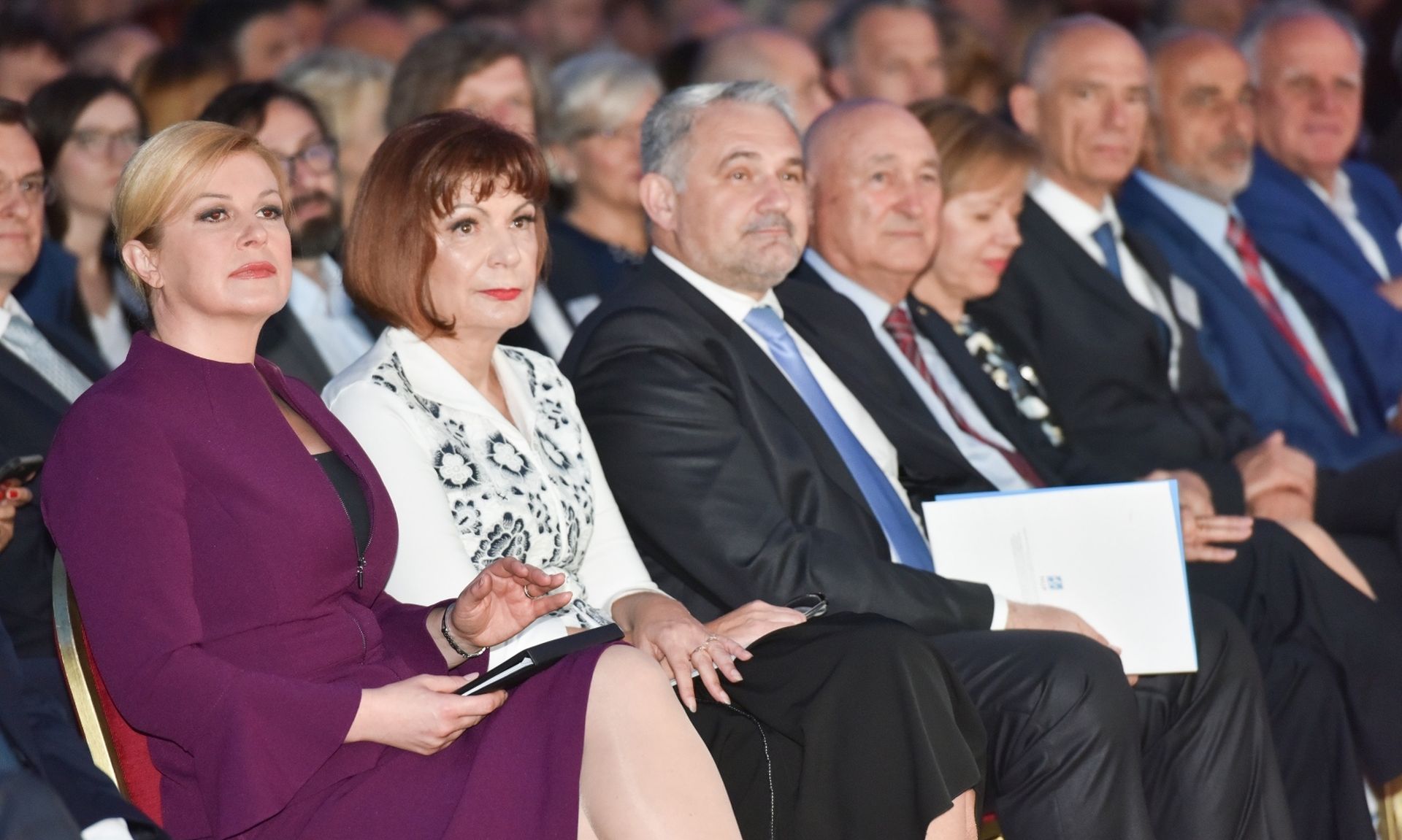 10.06.2019., Zagreb - U Hotelu Westin Hrvatska udruga poslodavaca odrzala je svoj tradicionalni godisnji skup Dan poduzetnika. Kolinda Grabar Kitarovic, Gordana Deranja, Davor Majetic
Photo: Davorin Visnjic/PIXSELL