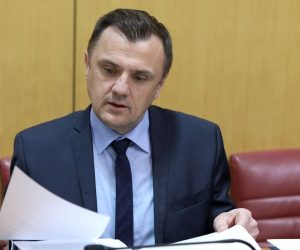 11.04.2019., Zagreb - Sabor je 11. sjednicu nastavio raspravom o izmjenama i dopunama Zakona o obvezama i pravima drzavnih duznosnika. Darko Nekic.
Photo: Patrik Macek/PIXSELL