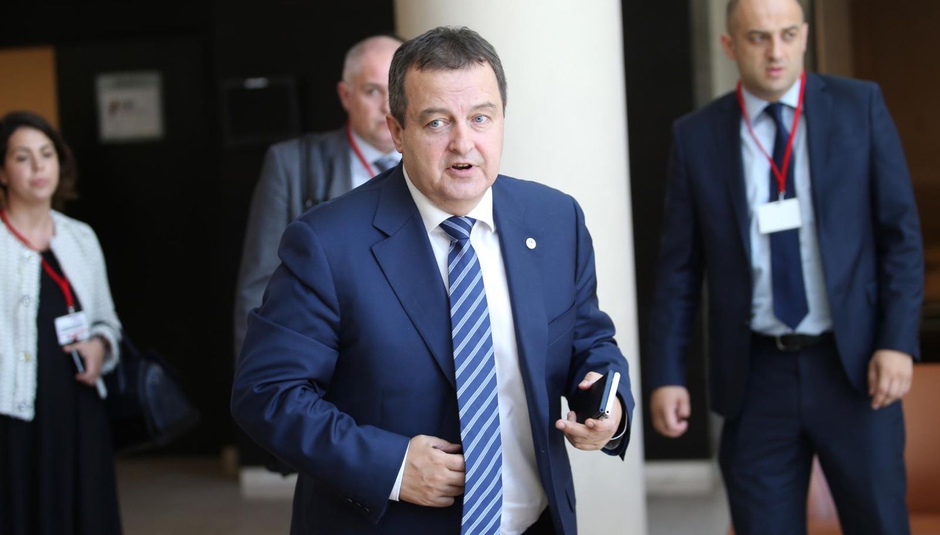 11.06.2018., Podstrana - Srbijanski ministar vanjskih poslova Ivica Dacic dolazi u hotel Le Meridien Lav na sastanak ministara vanjskih poslova Srednjoeuropske inicijative. Photo: Ivo Cagalj/PIXSELL