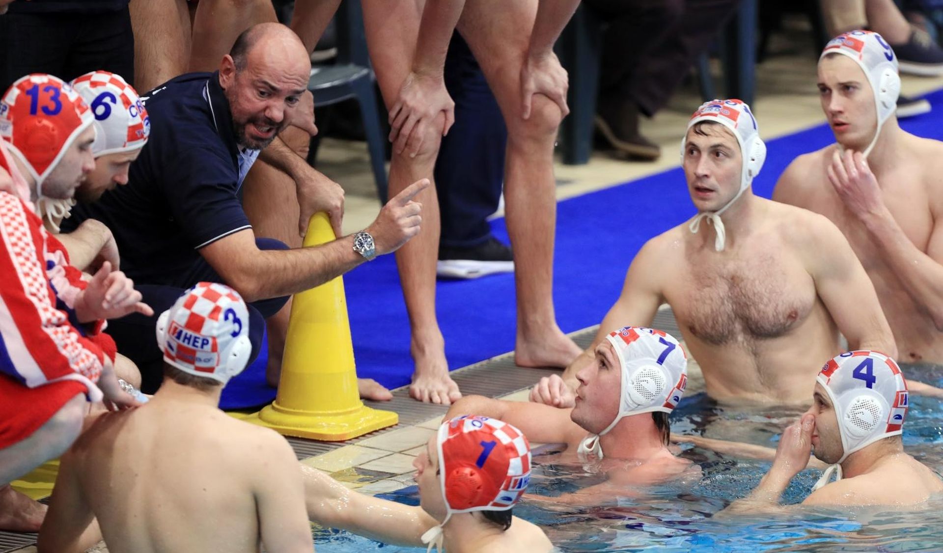 Sisak: Hrvatska i Srbija sastali se u 6. kolu Europa kupa 12.03.2019., SRC Sisak, Sisak - LEN Europa kup/Svjetska liga, 6. kolo, Hrvatska - Srbija. Ivica Tucak Photo: Slavko Midzor/PIXSELL