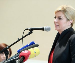 12.06.2019., Zagreb - Hrvatski glazbeni zavod. Promocija knjige Nestali 2, autorica Romane Bilesic i Danijele Mikole. Kolinda Grabar Kitarovic. Photo: Sanjin Strukic/PIXSELL