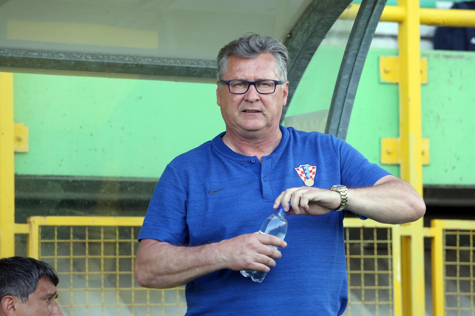12.06.2019. , Pula - Stadion Aldo Drosina. Prijateljska medjunarodna nogometna utakmica U-21, Hrvatska-Danska. Nenad Gracan
Photo: Goran Kovacic/PIXSELL