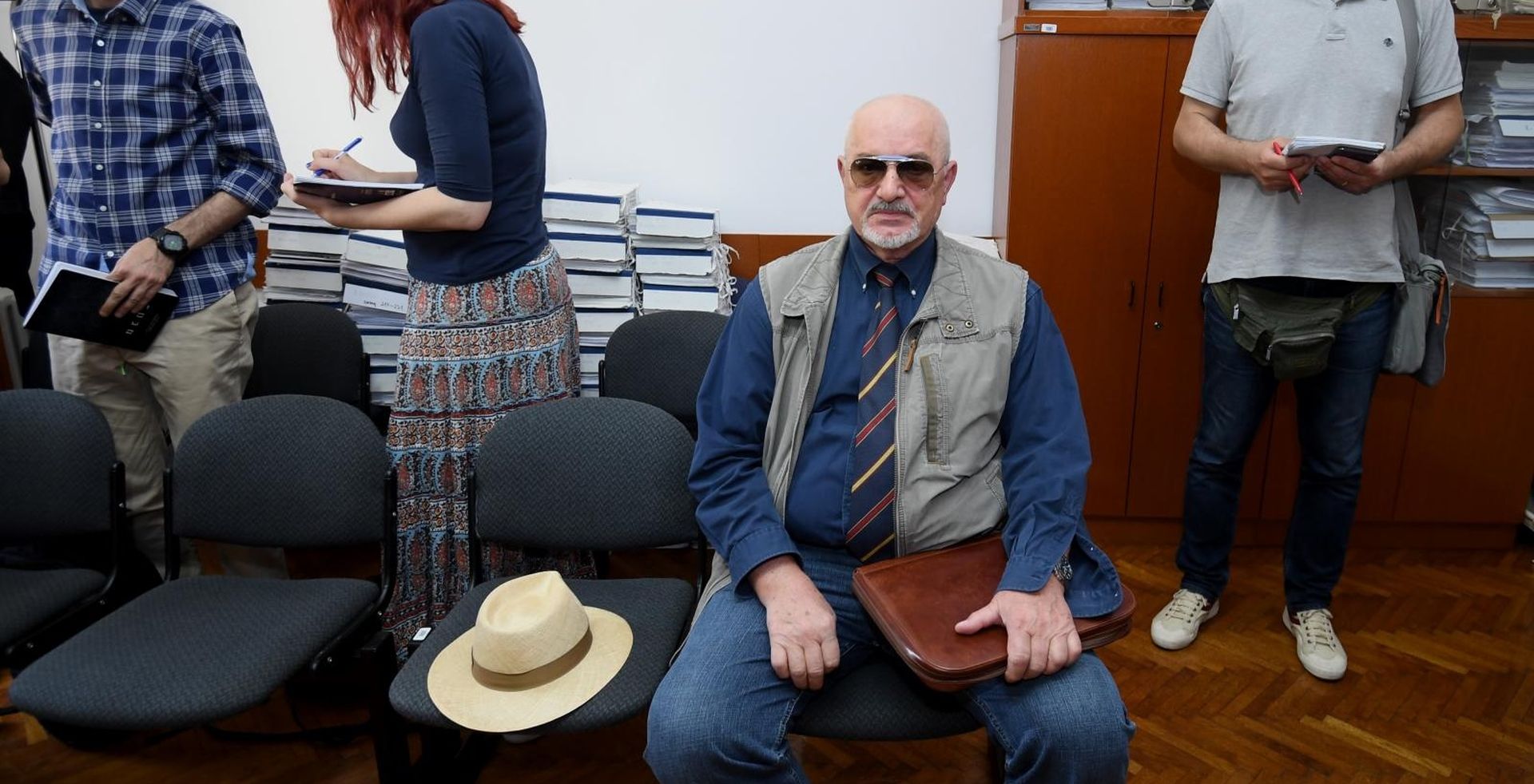 13.06.2019., Zagreb - Na Zupanijskom sudu objavljena je presuda Vladimiru Zagorcu i Matku Kakarigiu. Vladimir Zagorec i Matko Kakarigi nepravomocno su oslobodjeni optuzbe da su sredstvima MORH-a obnovili vikendicu bivseg potpredsjednika zagrebacke skupstine Antuna Sporera. Photo: Marko Lukunic/PIXSELL