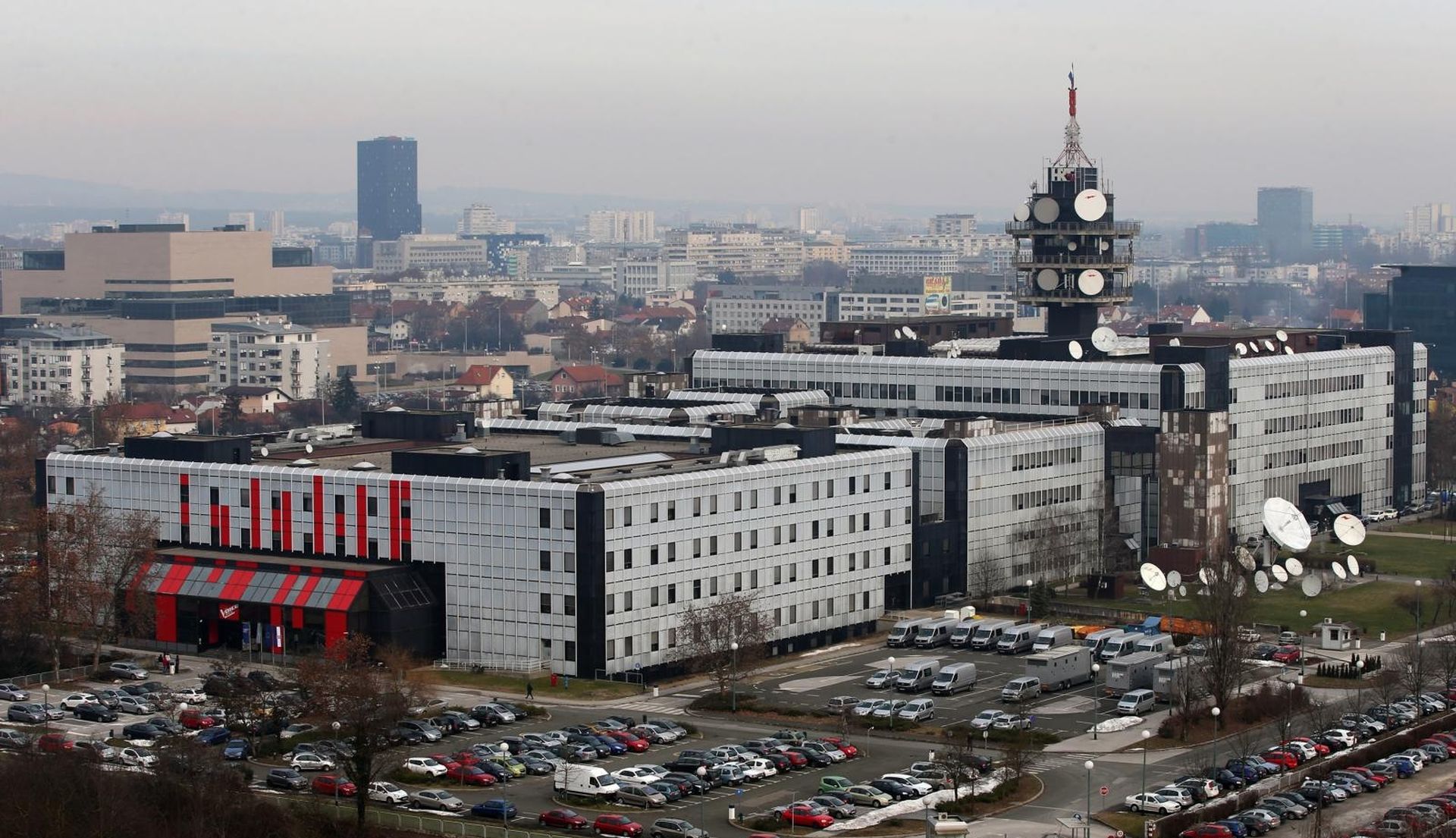 14.01.2016., Zagreb - Zgrada Hrvatske RadioTelevizije na Prisavlju.
Photo: Robert Anic/PIXSELL