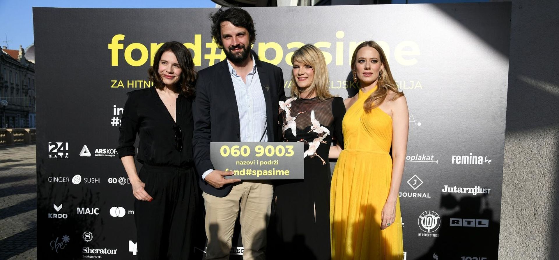 14.06.2019., Zagreb - U hotelu Esplanade odrzana humanitarna vecer #SPASIME. Fond #SPASIME pruza pomoc zrtvama obiteljskog nasilja. Ivana Roscic, Boris Jokic, Jelena Veljaca. 
Photo: Josip Regovic/PIXSELL