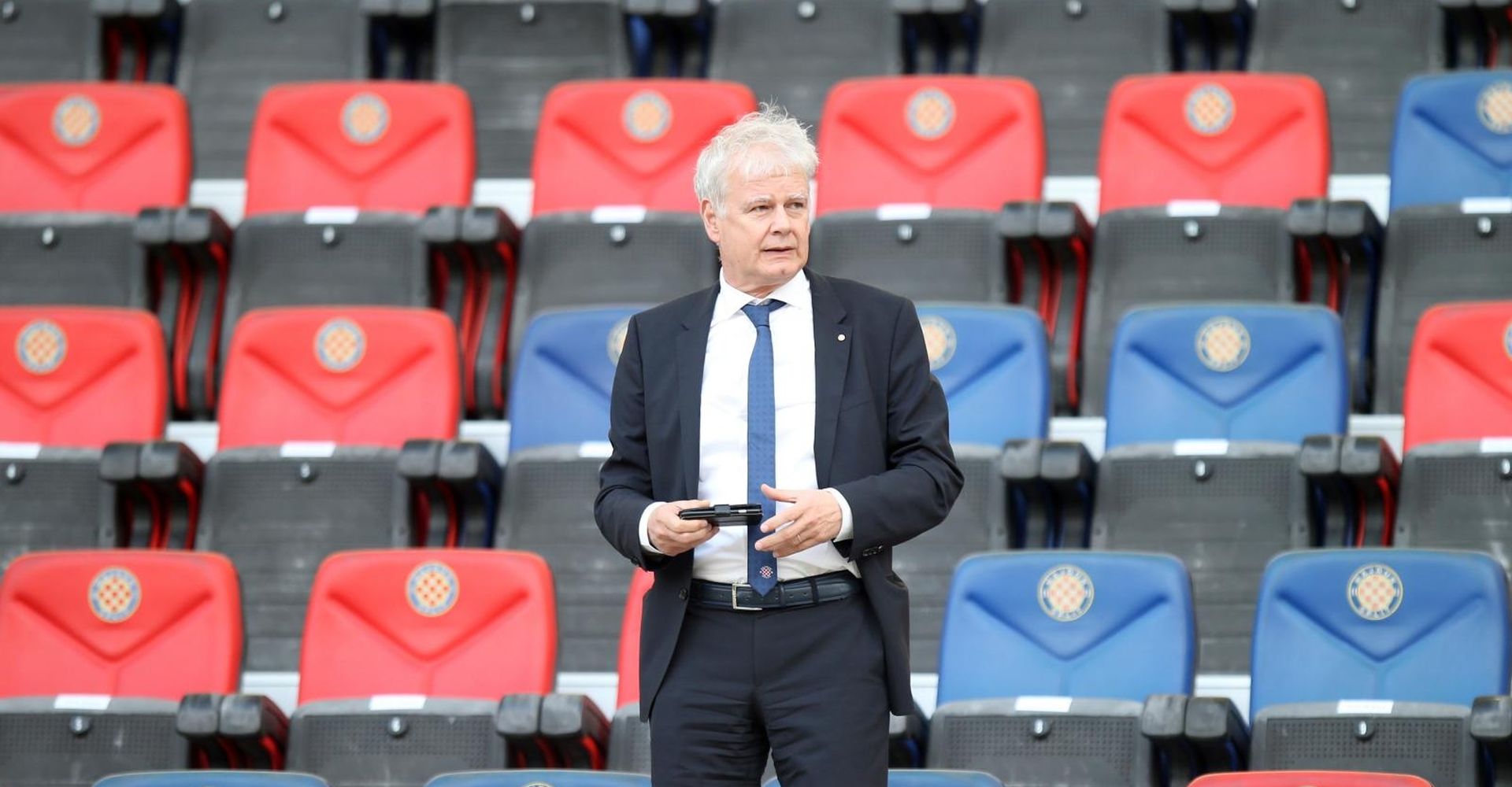 19.05.2019., stadion Poljud, Split - Hrvatski Telekom Prva liga, 35. kolo, HNK Hajduk - NK Istra 1961. Predsjednik Hajduka Marin Brbic.
Photo: Ivo Cagalj/PIXSELL