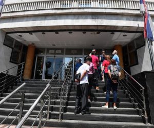 20.06.2019., Beograd, Srbija - Odjeljenje za ratne zlocine Viseg suda u Beogradu izreci ce prvostupanjsku presudu optuzenima za ratni zlocin u slavonskom selu Lovas. Ovo je druga prvostupanjska presuda, posto je prvu, kojom je 12 optuzenih bilo osudjeno na kazne zatvora od ukupno 128 godina), 2014. godine ukinuo Apelacioni sud i naredio da se sudjenje ponovi. Photo: Srdjan Ilic/PIXSELL