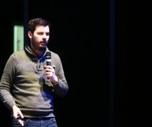 Zagreb: Mate Rimac gostovao na festivalu umjetnosti, robotike i novih tehnologija 21.1.2019., Zagreb - Na sestom medjunarodnom festivalu umjetnosti, robotike i novih tehnologija koji se odrzava u MSU, gostovao je Mate  Rimac.
Photo: Borna FilicPIXSELL