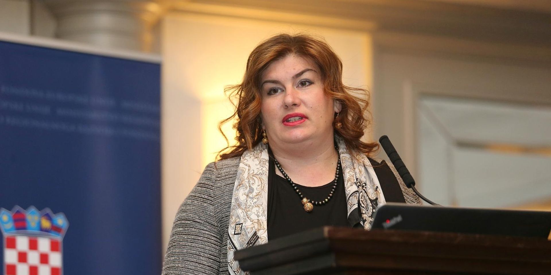 21.05.2019., Zagreb - Ministarstvo regionalnog razvoja i EU fondova dodijelilo je, u hotel Sheraton,  370 ugovora vrijednih ukupno 101 milijun kuna za ruralni razvoj i sumarstvo. Ministrica regionalnog razvoja i fondova EU Gabrijela Zalac
Photo: Dalibor Urukalovic/PIXSELL
