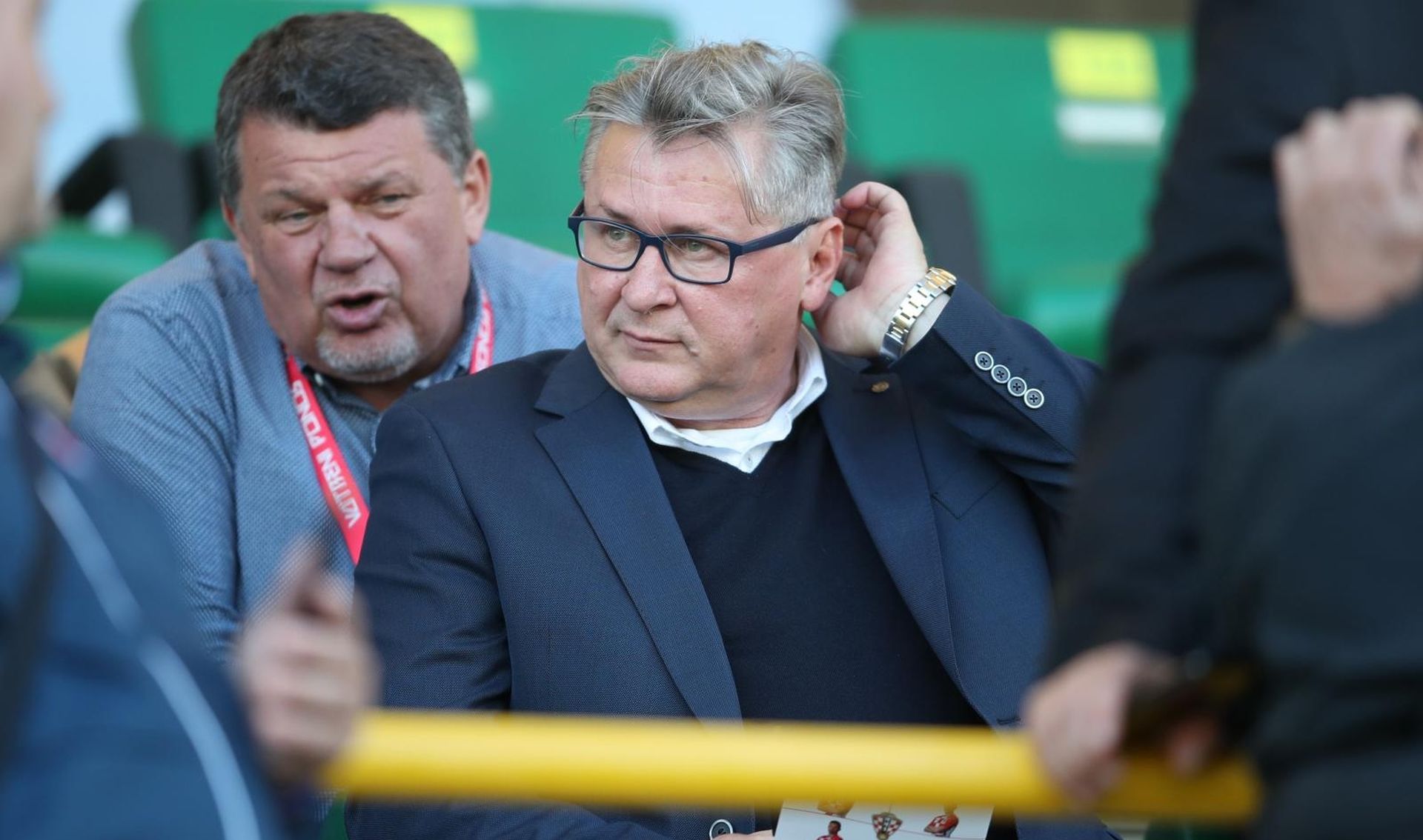 22.05.2019., stadion Aldo Drosina, Pula - Utakmica finala hrvatskog nogometnog kupa, GNK Dinamo - HNK Rijeka.Nenad Gracan, Ivica Blazicko 
Photo: Igor Kralj/PIXSELL
