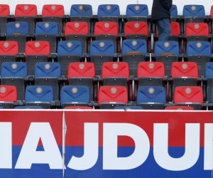 Split: Atmosfera na stadionu prije početka utakmice 22. kola HT Prve lige između Hajduka i Gorice 23.02.2019., stadion Poljud, Split - Hrvatski Telekom Prva liga, 22. kolo, HNK Hajduk - HNK Gorica. Photo: Ivo Cagalj/PIXSELL