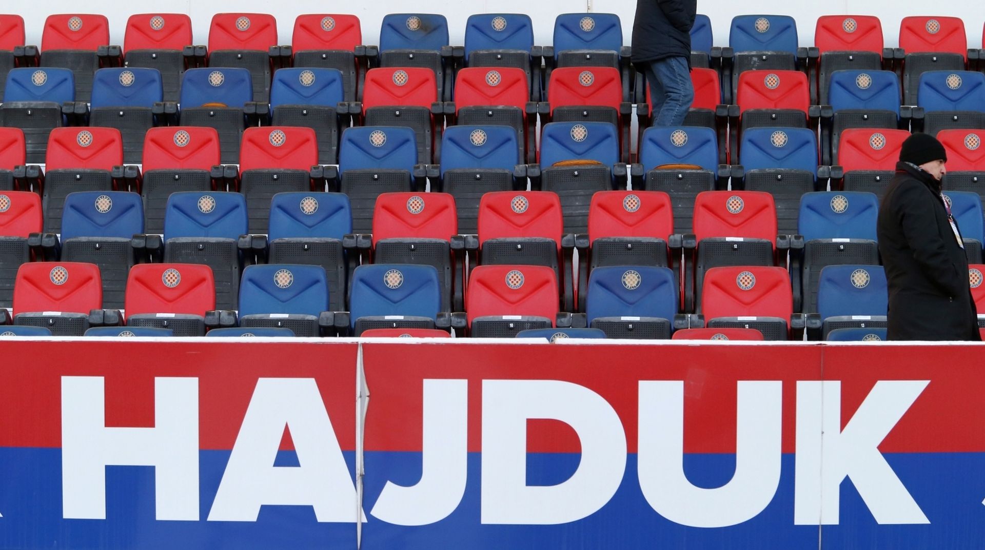 Split: Atmosfera na stadionu prije početka utakmice 22. kola HT Prve lige između Hajduka i Gorice 23.02.2019., stadion Poljud, Split - Hrvatski Telekom Prva liga, 22. kolo, HNK Hajduk - HNK Gorica. Photo: Ivo Cagalj/PIXSELL