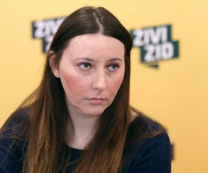 23.03.2018., Zagreb - U Saboru je odrzana  konferencija za medije Kluba zastupnika Zivog zida o pravima djece u Republici Hrvatskoj. Vladimira Palfi Photo: Patrik Macek/PIXSELL