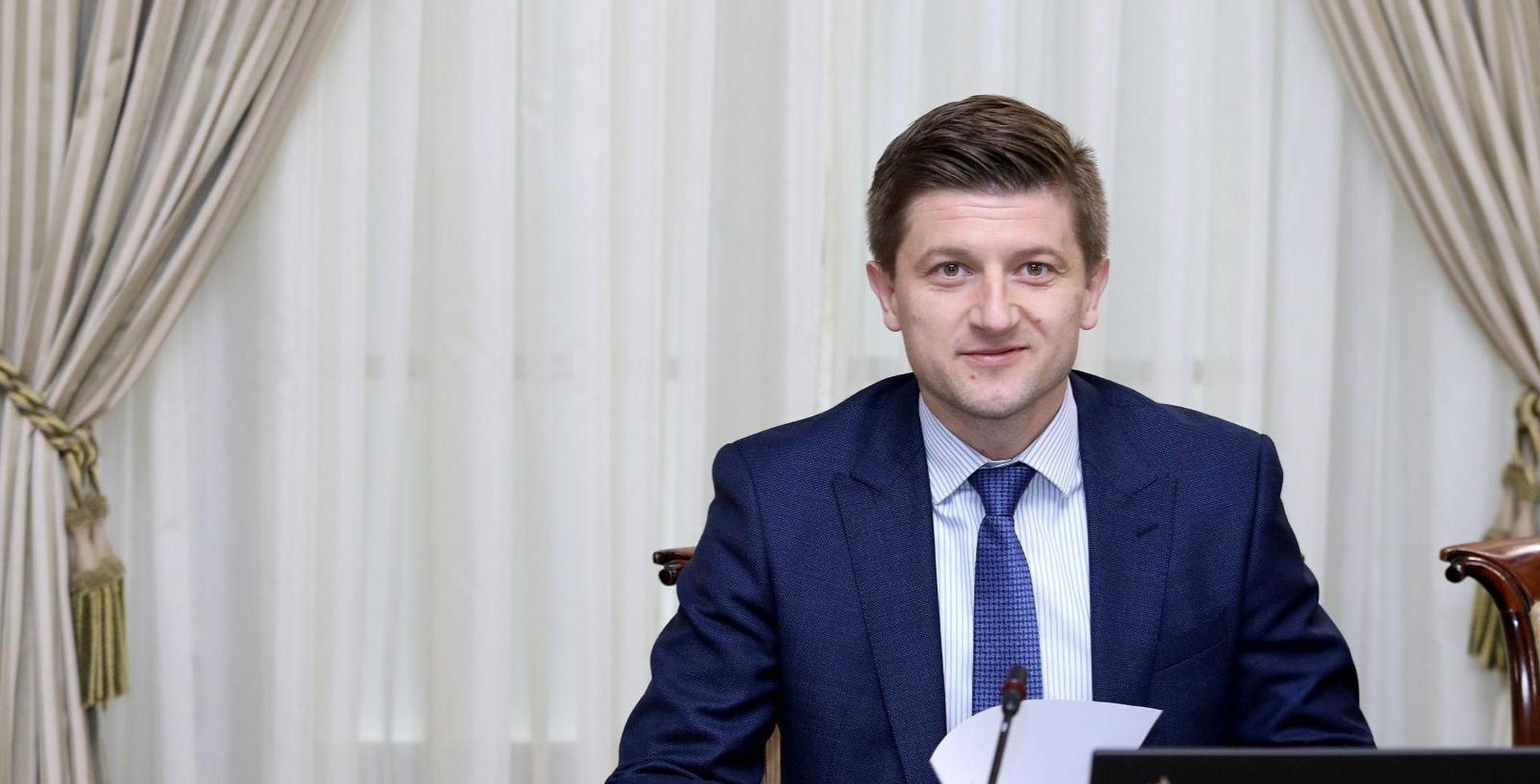 23.05.2019., Zagreb - Vlada RH odrzala je 158. sjednicu na kojoj je, uz ostalo, raspravljala o godisnjem izvjescu o obrani za 2018. godinu i izmjenama i dopunama Zakona o obrani. Ministar financija Zdravko Maric.
Photo: Patrik Macek/PIXSELL