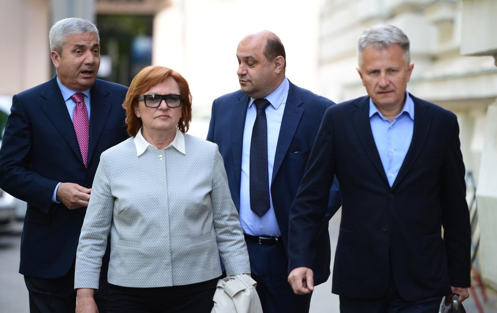 24.5.2016., Zagreb -  Nastavak pripremnog rocista u slucaju fimi medija Ivi Sanaderu i ostalima na Zupanjiskom sudu. Mladen Barisic i Nevenka Jurak. Photo: Marko Prpic/PIXSELL