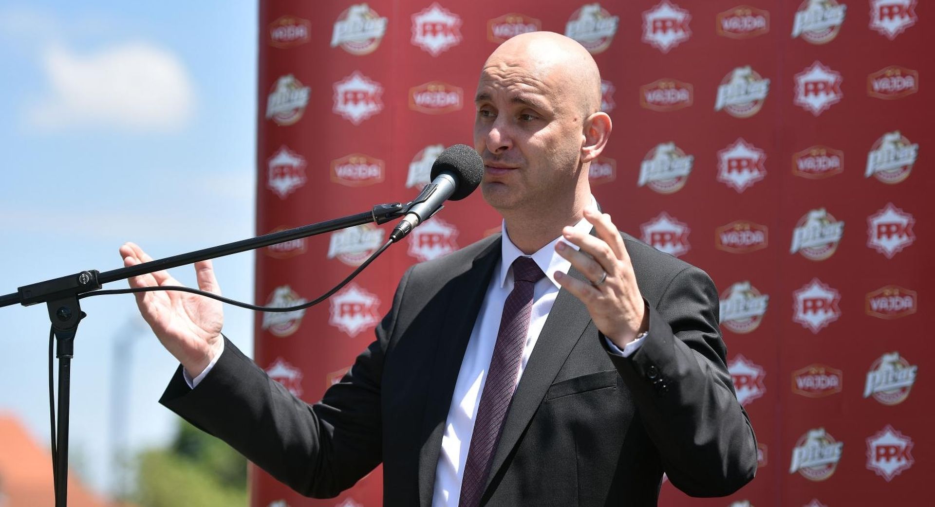 24.05.2019., Cakovec - Otvoreni novi pogon mesne industrije Vajda vrijedan 50 milijuna kuna. Potpredsjednik Vlade i ministar poljoprivrede Tomislav Tolusic.
Photo: Vjeran Zganec Rogulja/PIXSELL