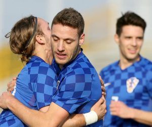 27.03.2018., stadion Radnik, Velika Gorica - Kvalifikacijska utakmica za Euro U21 koji ce se odrzati u Italiji 2019. godine, skupina 1, 7. kolo, Hrvatska - Moldavija. Alen Halilovic, Nikola Vlasic, Photo: Goran Stanzl/PIXSELL