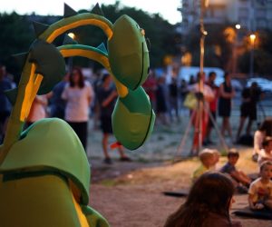 27.06.2017. Rijeka - Otvorenje Festivala Tobogan u prostoru kompleksa nekadasnje tvornice Rikard Bencic. Tobogan su djecje ljetne radionice u sklopu nadolazeceg EPK programa. Festival je otvorio gradonacelnik Vojko Obersnel.
Photo: Goran Kovacic/PIXSELL