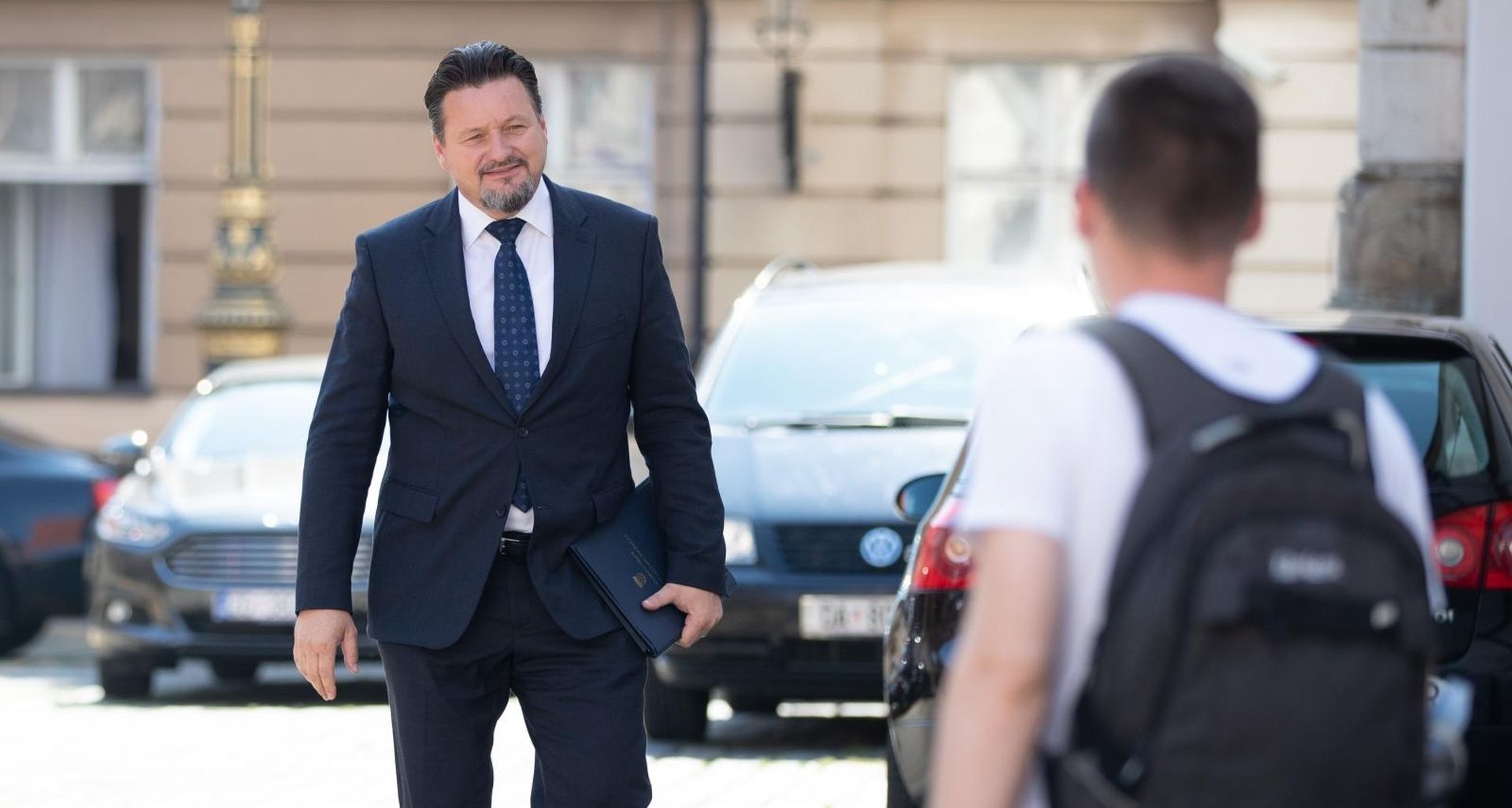 27.06.2019., Zagreb - 163. sjednica Vlade RH. Dolazak ministara. Lovro Kuscevic.
Photo: Davor Puklavec/PIXSELL