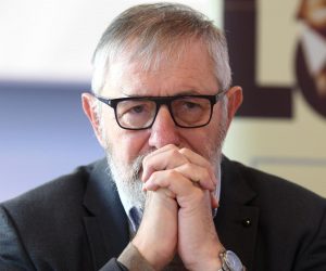28.02.2018., Zagreb - Centar za demokraciju i pravo Miko Tripalo dodijelio Nagradu Miko Tripalo za 2017. za unapredjenje vrijednosti demokratskog, humanog i otvorenog drustva Informativnoj multiplatformi N1. 
Josip Kregar. 
Photo: Marko Lukunic/PIXSELL