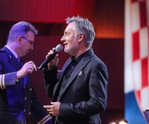 28.05.2019., Zagreb - U koncertnoj dvorani Vatroslav Lisinski predsjednica Republike Hrvatske i vrhovna zapovjednica Oruzanih snaga Republike Hrvatske, Kolinda Grabar Kitarovic sudjelovala je na svecanoj akademiji u prigodi Dana Oruzanih snaga Republike Hrvatske. Miroslav Skoro 
Photo: Tomislav Miletic/PIXSELL