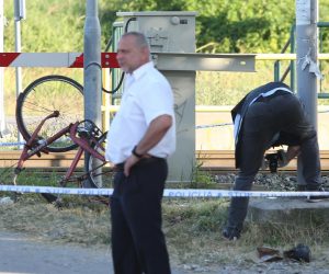 30.06.2019., Zagreb - Na pruznom prijelazu Trnava, vlak usmrtio biciklista. 

Photo: Marko Prpic/PIXSELL