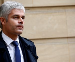 FILE PHOTO: French conservative party Les Republicains leader Laurent Wauquiez leaves after a meeting at the Hotel Matignon in Paris FILE PHOTO: French conservative party Les Republicains (LR or The Republicans) leader Laurent Wauquiez leaves after a meeting with French Prime Minister as the "yellow vest" nationwide protests continue, at the Hotel Matignon in Paris, France, December 3, 2018. REUTERS/Stephane Mahe/File Photo Stephane Mahe
