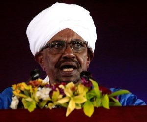 FILE PHOTO: Sudan’s President Omar Al Bashir addresses the nation during the 62nd Anniversary Independence Day at the Palace in Khartoum FILE PHOTO: Sudan’s President Omar Al Bashir addresses the nation during the 62nd Anniversary Independence Day at the Palace in Khartoum, Sudan December 31, 2017. REUTERS/Mohamed Nureldin Abdallah/File Photo Mohamed Nureldin Abdallah