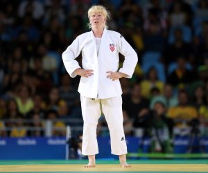 Rio de Janeiro, 10.09.2016 - Hrvatska judaica Lucija Brekoviæ (21) naalost, nije uspjela osvojiti bronèanu medalju na paraolimpijskim igrama u Rio de Janeiru. U susretu za treæe mjesto u kategoriji slabovidnih do 70 kg mlada Katelanka je izgubila na yuko od paraolimpijske pobjednice iz Pekinga Naomi Soazo iz Venezuele.
foto HINA/ Damir SENÈAR /ds