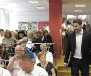 Zagreb, 06.07.2019. - Sjednica Glavnog odbora SDP-a.
Na fotografiji Davor Bernardić.
foto HINA/ Edvard ŠUŠAK/ es