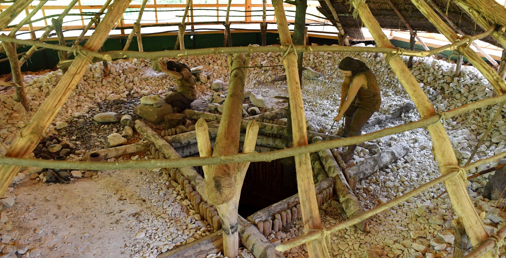 epa07699208 (FILE) - A view of the Krzemionki Opatowskie Nature Reserve, in Krzemionki, Poland, 19 June 2019. The Krzemionki prehistoric striped flint mining region was listed as World Heritage Site by UNESCO during the 43rd session of the World Heritage Committee in Baku, Azerbaijan, that runs from 30 June to 10 July 2019. The Krzemionki Opatowskie Nature Reserve, decreed into existence by the Ministry of Environment, Protection, Natural Resources and Forestry on 27 June 1995, includes the former archaeological reserve along with surrounding forest and post-industrial areas. The total area is 378.81 ha. The objective is to maintain for scientific and educational purposes the natural stands of many rare and protected plant species connected mainly with the thermophilic and calcicolous turf and bushes communities.  EPA/Piotr Polak POLAND OUT