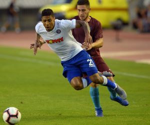 Split, 18.07.2019 - Uzvratna utakmica 1. pretkola nogometne Europske lige Hajduk - Gzira United. Na slici igrač Hajduka Jairo.                                                  foto HINA/ Mario STRMOTIĆ/ ms
