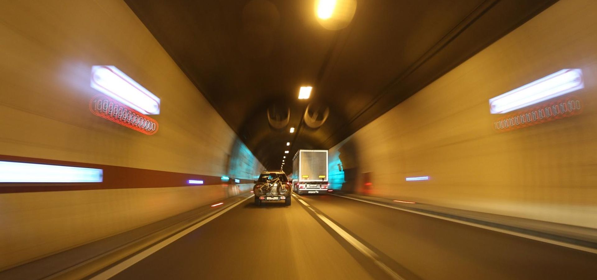 01.08..2013., Zagreb - Reportaza s autoceste A1 Zagreb - Vrgorac. Tunel Sveti Rok.
Photo: Boris Scitar/Vecernji list/PIXSELL