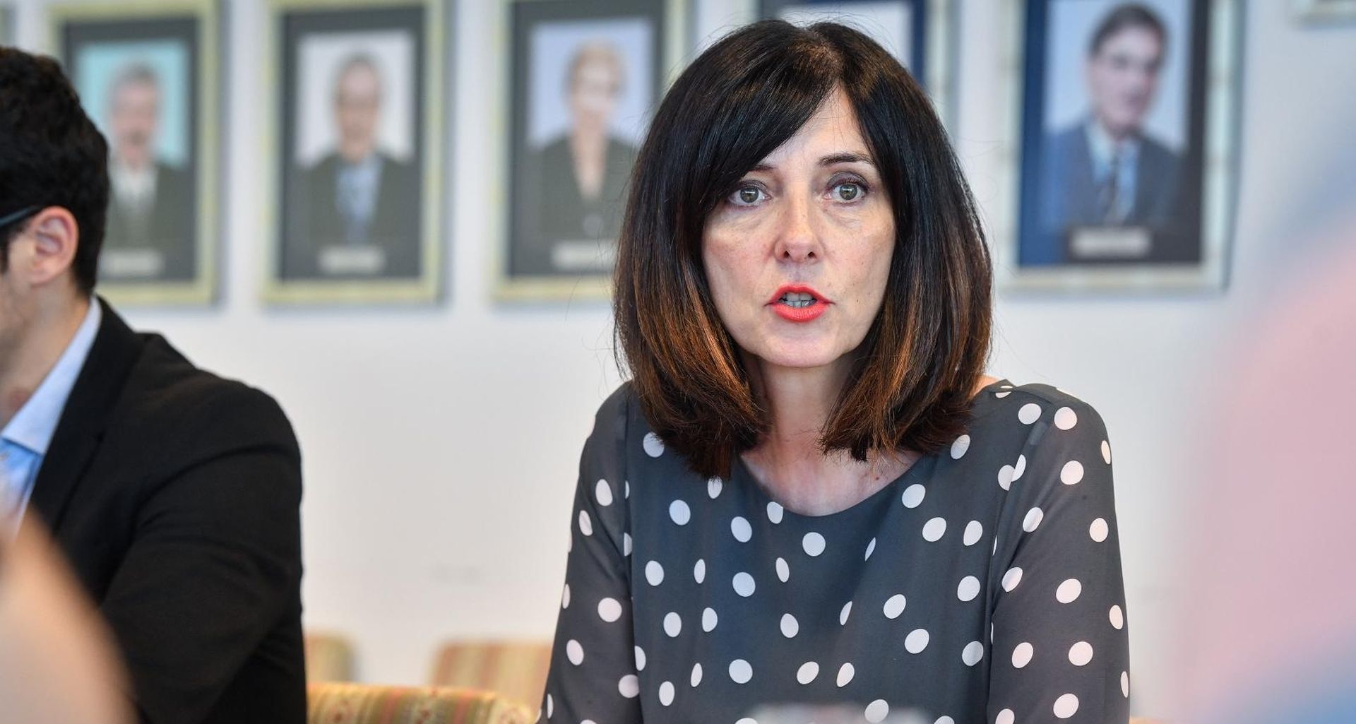 02.07.2019., Zagreb - Na brifingu za novinare ministrica Blazenka Divjak predstavila je rezultate izbora udzbenika za iduce cetiri godine za razrede koji ulaze u kurikularnu reformu.
Photo: Sandra Simunovic/PIXSELL