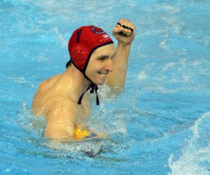 03.04.2015., bazen Kantrida, Rijeka - Final Four regionalna vaterpolo liga, finalna utakmica, Primorje Erste banka - Jug CO. Vratar Juga Marko Bijac. 
Photo: Goran Kovacic/PIXSELL